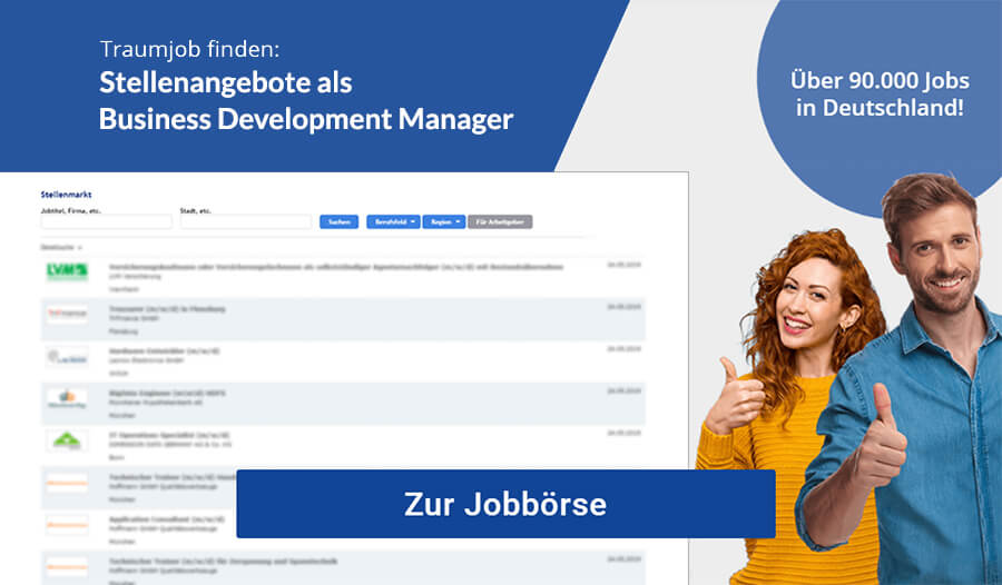 Business Development Manager Definition Gehalt Jobs